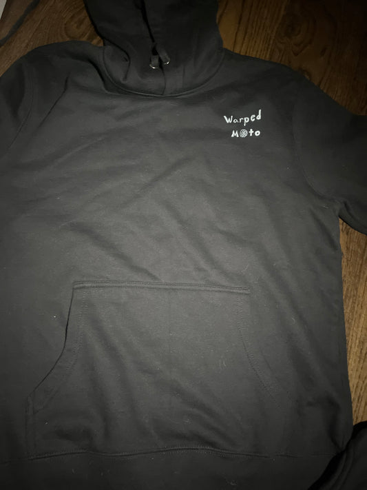 Warped moto sweatshirt
