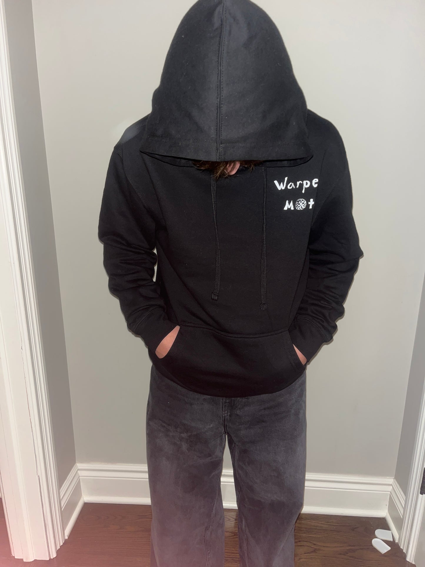 Warped moto sweatshirt